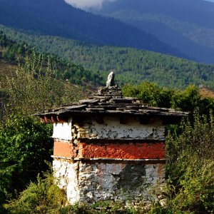 Chortan, near Paro, Bhutan