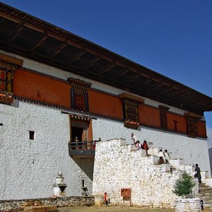 Entrance to Paro Dzong, Bhutan