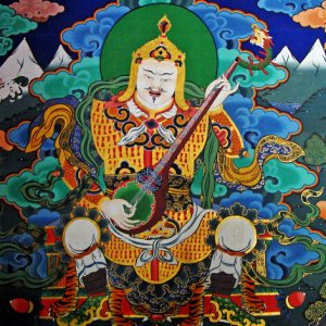 Protector god of the east, Paro Dzong