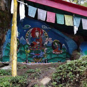 Meditatiion cave used by Guru Pimpoche  - on the way to the Haa valley, Bhutan