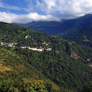 Trongsa from Yangkhill Resort, Bhutan