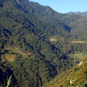 Mangde Chhu valley, to the south of Trongsa, Bhutan
