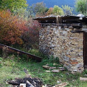 Leat and water mill, Shingkar village, Bhutan