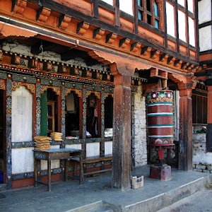 Shops in Mongar, Bhutan