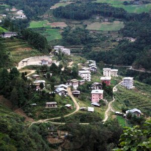 Mongar new town, Bhutan