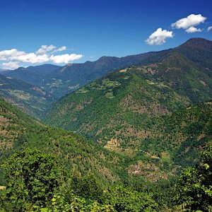 View from Korila Pass, Bhutan