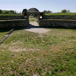 Entrance for the Anfiteatro di Paestum