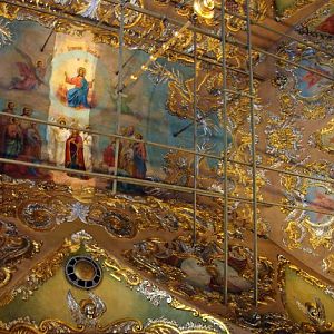 Trinity St Sergius Monastery, St Sergius Church ceiling