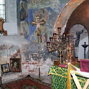 Rostov Veliky, Church of the Ascension and St Isadore the Blessed - altar behind the Iconostasis