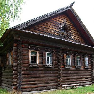 Kostroma, Museum of Wooden Architecture, prosperous family home