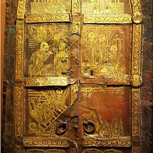 Kostroma St Ipaty Monastery Museum - C16th golden Gate from the Cathedral of the Holy Trinity