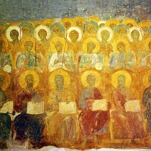 Vladimir, Cathedral of St Demetrius - C12th frescoes