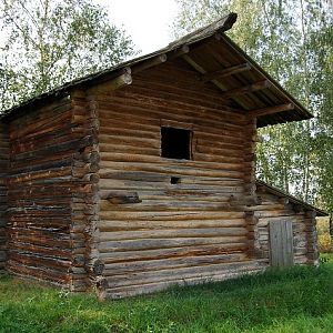 Suzdal Museum of Wooden Architecture and Everyday Life of Peasants - barn with kiln for drying grain