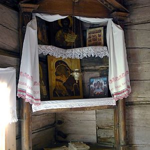 Suzdal Museum of Wooden Architecture and Everyday Life of Peasants - red corner