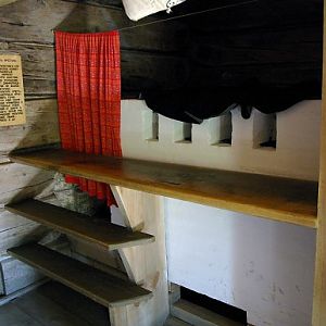 Suzdal Museum of Wooden Architecture and Everyday Life of Peasants - sleeping area above stove