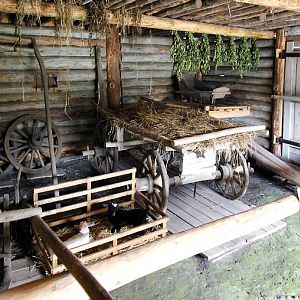 Suzdal Museum of Wooden Architecture and Everyday Life of Peasants - covered yard