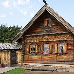 Suzdal Museum of Wooden Architecture and Everyday Life of Peasants - peasant's house with yard