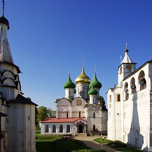Suzdal, St Euthymius Monastery of Our Saviour - Refectory Church, Cathedral and Belfry