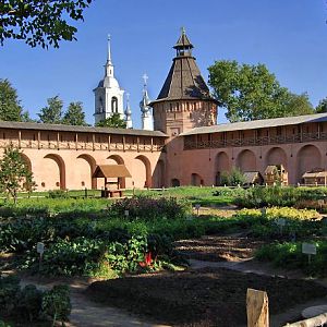 Suzdal, St Euthymius Monastery of Our Saviour - herb garden