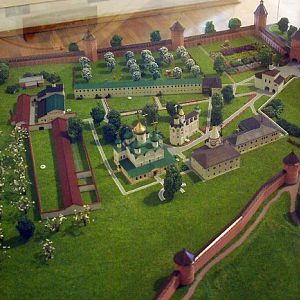 Suzdal, St Euthymius Monastery of Our Saviour - model