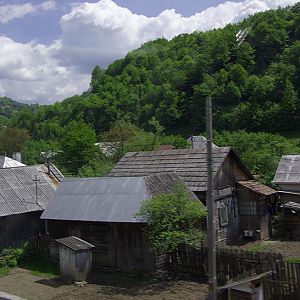 Yards in a mountain village