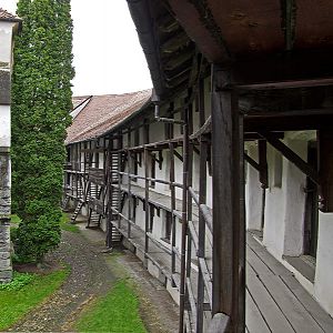 Prejmer, the family rooms in the walls