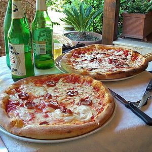 Pizza at Paestum