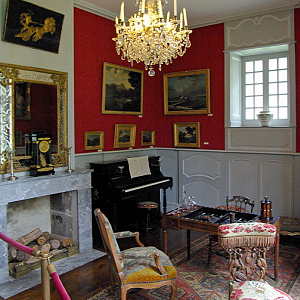 Manoir de Kérazan, smoking room