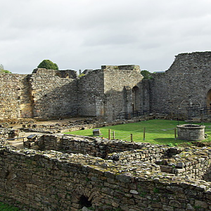 Abbey of St Guénolé cloisters