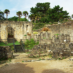 Abbey of St Guénolé nave