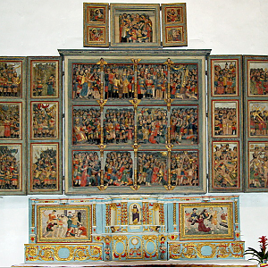 Crozon Church Retable of the Ten Thousand Martyrs