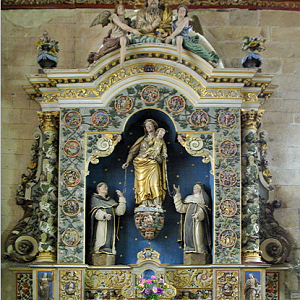 Playben Church side altar