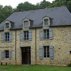Abbaye de St Maurice orangery and ticket offce