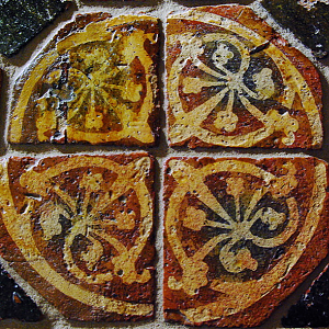 Château de Suscinio C13th tiles