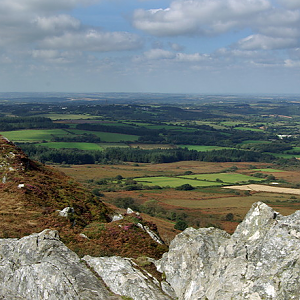 Monts d'Arrée - view from Roc Trévezel looking north-west
