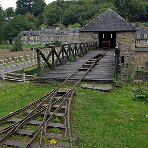 Les Forges des Salles, track to furnace