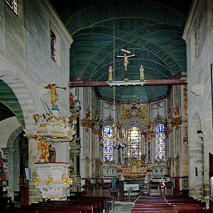St Thégonnec church - interior