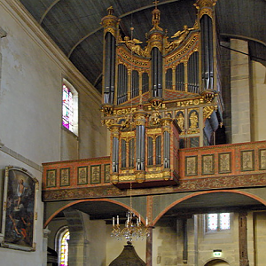 St Thégonnec church - organ