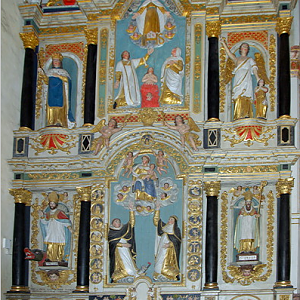 St Thégonnec north aisle altar