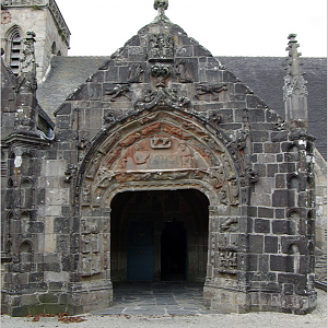 La Martyre church, south porch