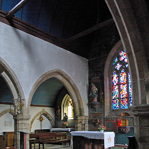 Ploujean church, chancel