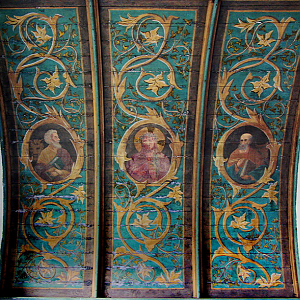 Ploujean church, sacristy roof
