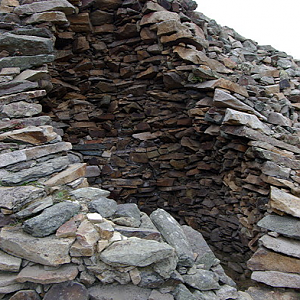 Cairn de Barnenez, exposed burial chamber