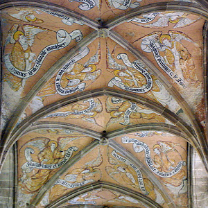 Tréguier Cathedral, chancel ceiling