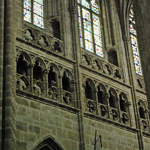 Tréguier Cathedral, nave