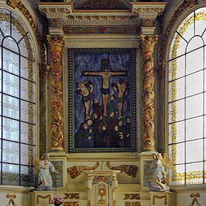 Commana church, high altar