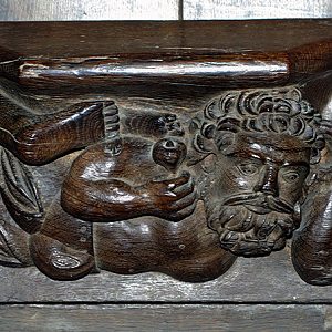 Church of St Herbot, misericord