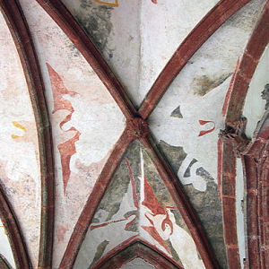 Church of St Herbot, south porch roof