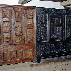 Moulins de Kerouat,1821 bakehouse - cupboads