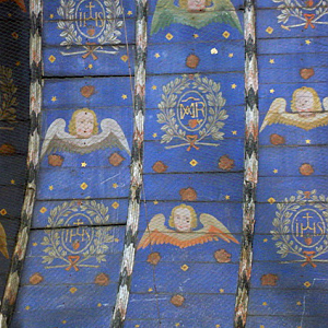 La Roche-Maurice chancel ceiling